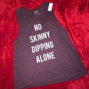 NWT Express "No Skinny Dipping Alone" Tank